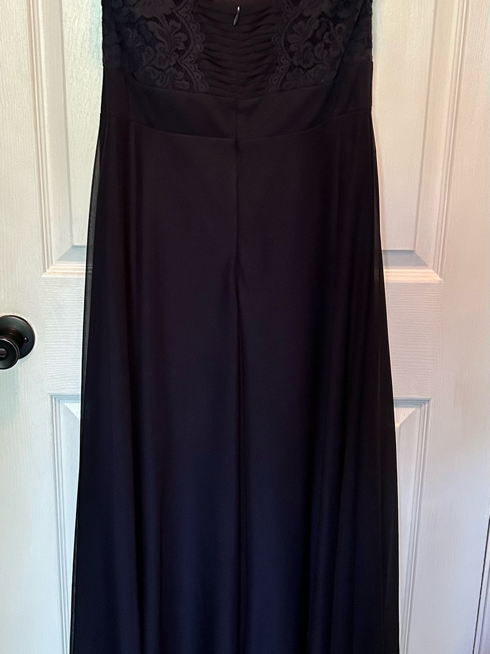 Elegant Navy Blue Women's Gown